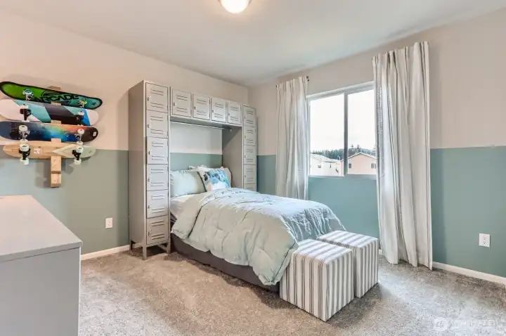 Bedroom of model of Rose plan (for representational purposes only)
