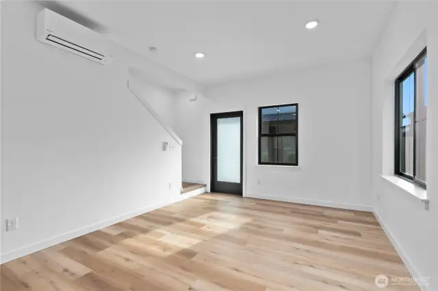 Luxury vinyl plank flooring