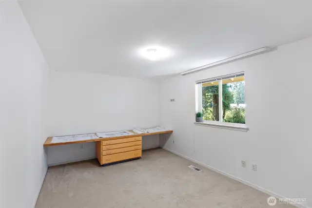 Third bedroom has been used as a second office.