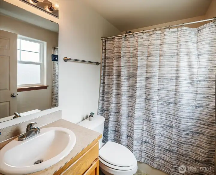 Primary bedroom with full bath attached.
