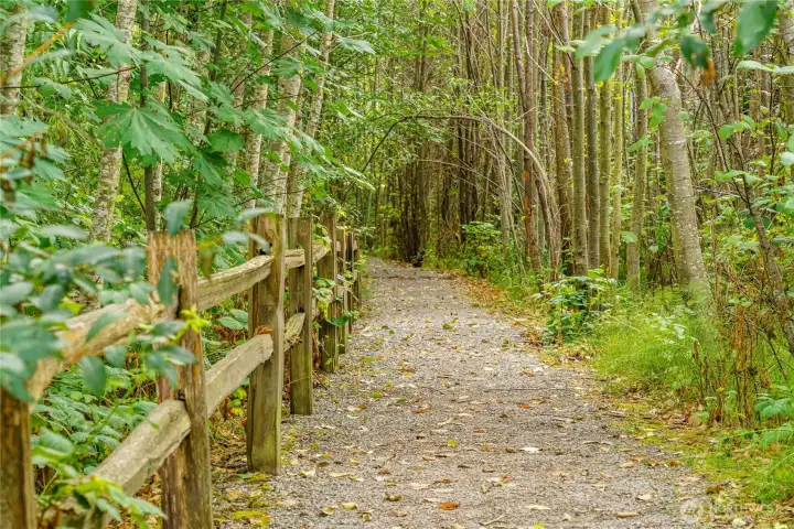 Beautiful walking trail for your enjoyment!