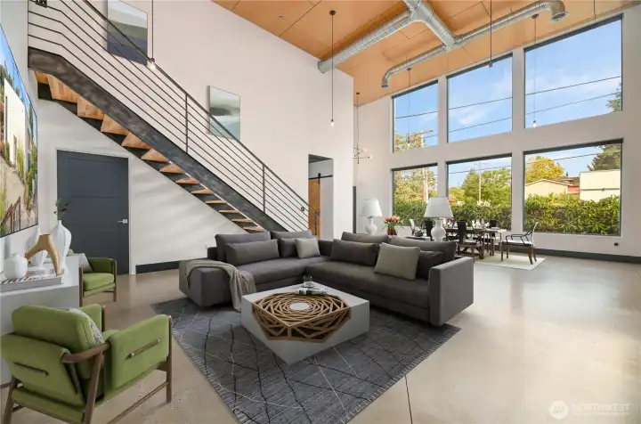 Great room (living, kitchen, & dining)