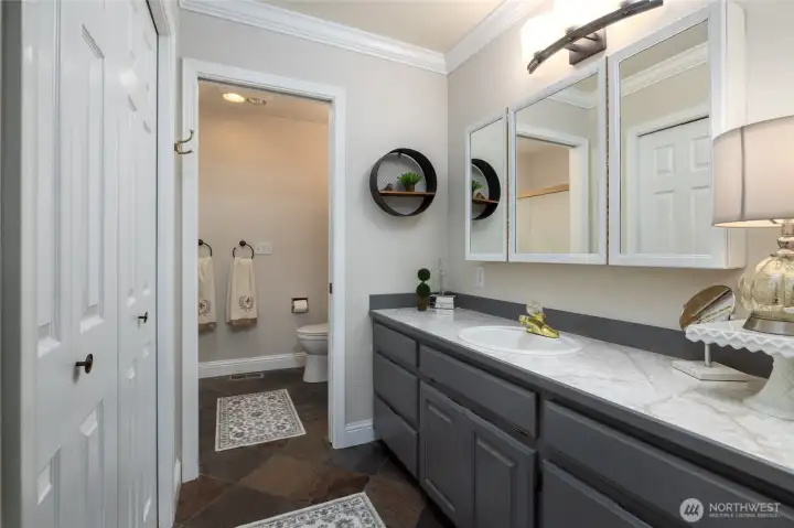 Primary Suite With Double Vanity
