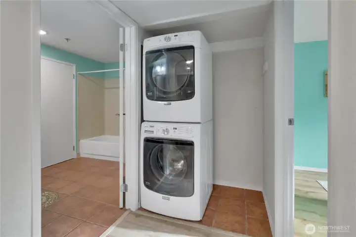 Washer and dryer plus storage Washer and dryer plus storage