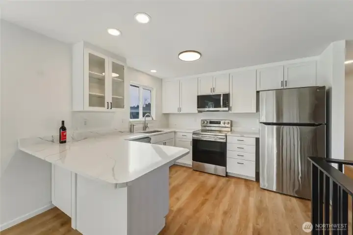 Fresh updated kitchen