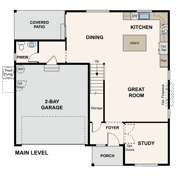 main floor rendering