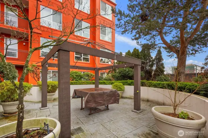 Common area BBQ deck