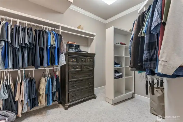 Don't miss the secret closet behind the cabinet!