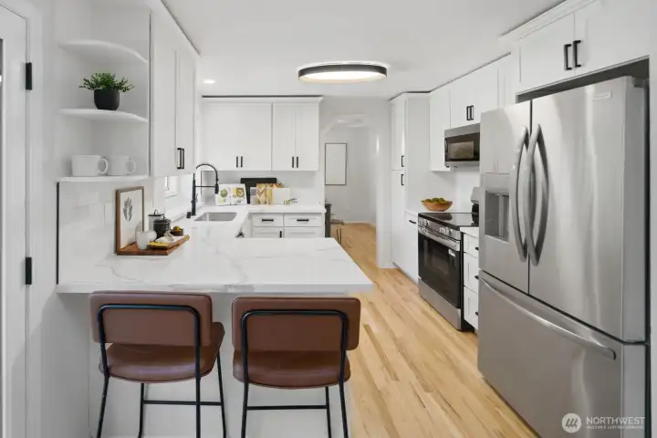 Gorgeous quartz counters