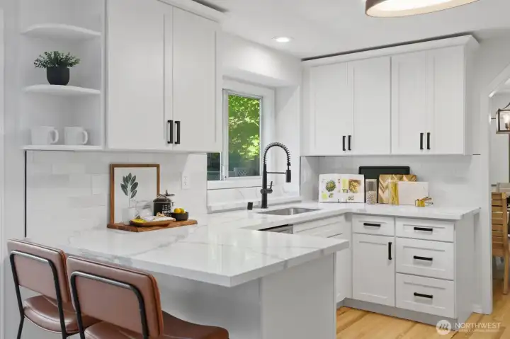 Plenty of storage plus a full pantry