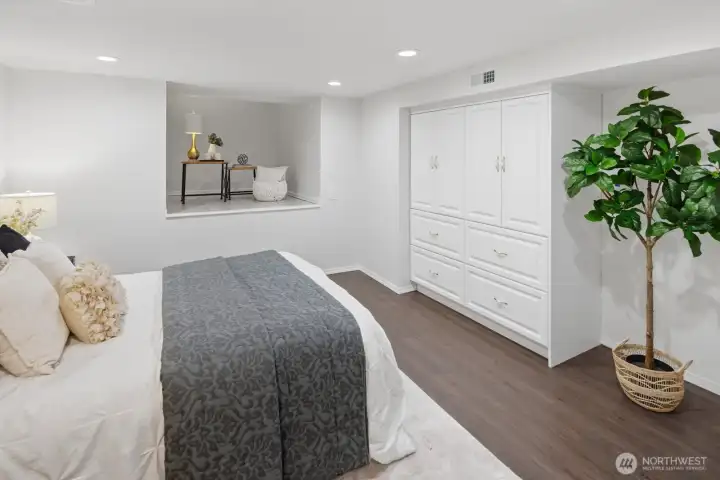 Basement level - Updated 3rd guest bedroom