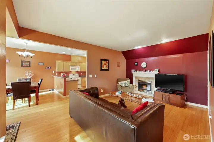 Open concept floor plan!