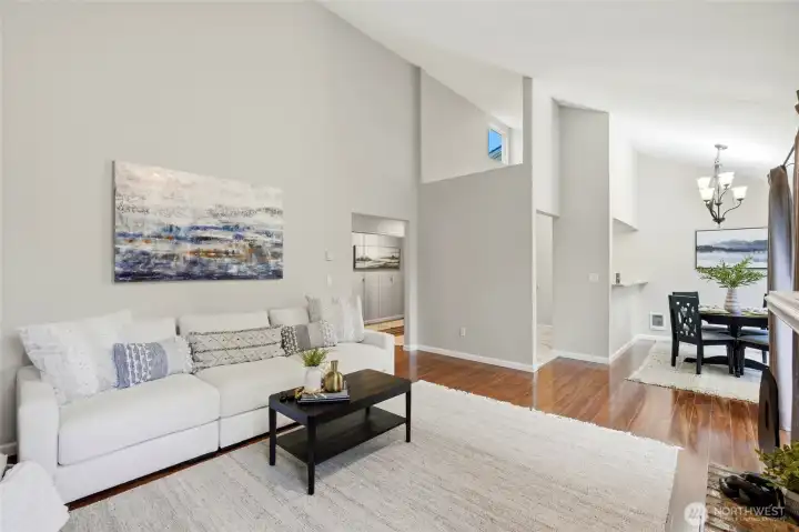 Love the open concept feel of this great condo