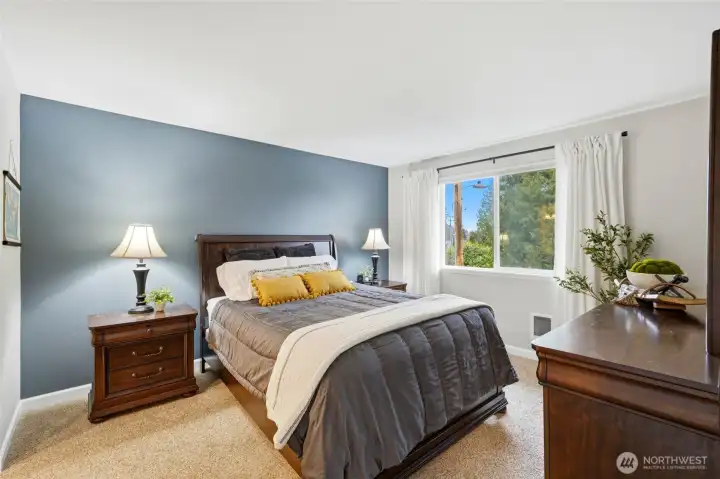 very spacious primary bedroom