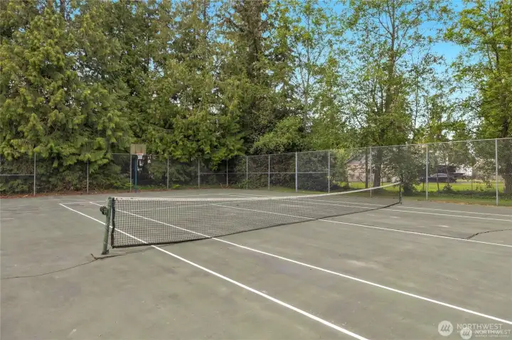 community tennis court