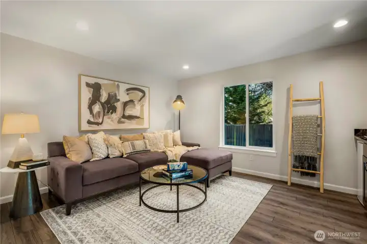 Entry level media room / flex room