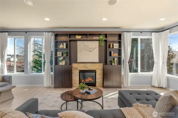 Large main level great room