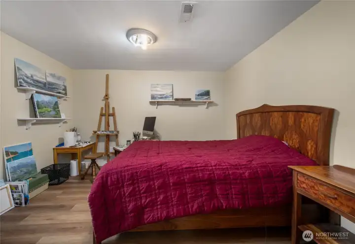 4th bedroom, lower level.  Keep for your needs or use as a 2nd bdrm for ADU