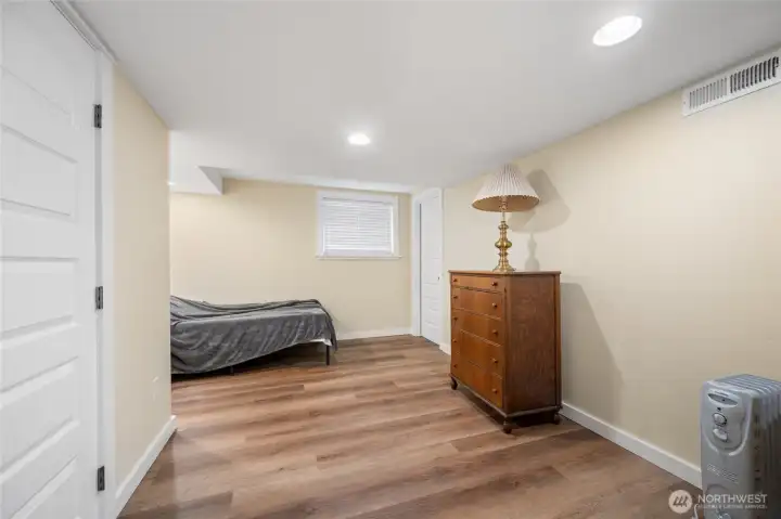 Lower level bedroom 1 used for ADU...