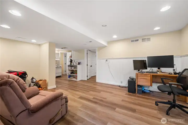 Optional bonus room or ADU living area...