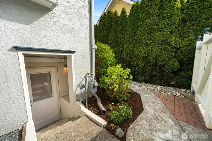 Private ADU entrance...