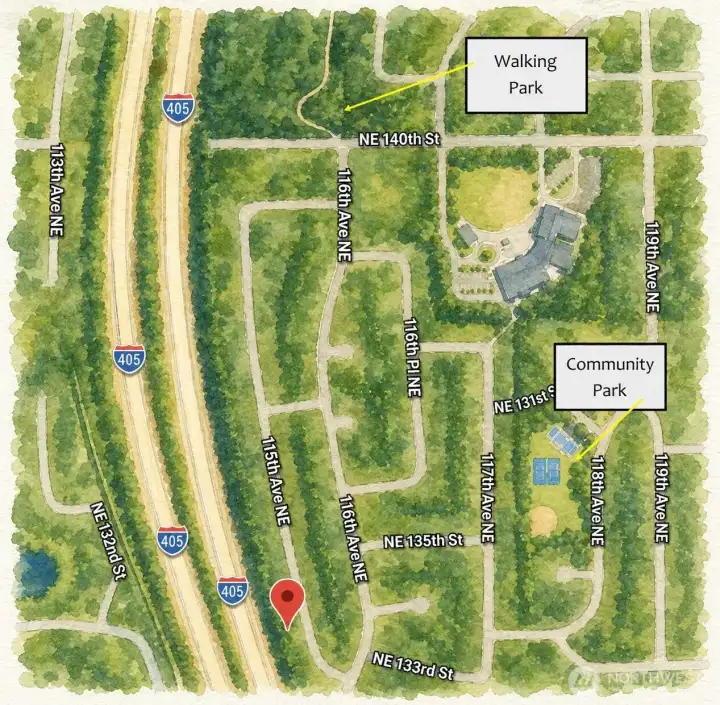 Proximity to area parks