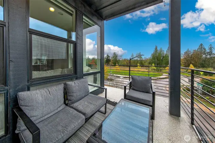 Covered deck for four season enjoyment