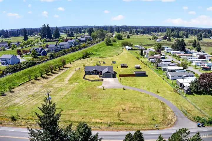 Plenty of parking for your vehicles and RV!