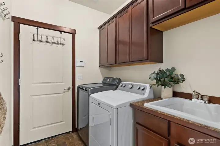 laundry off kitchen walkthrough to garage