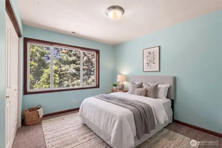 2nd bedroom - virtually staged