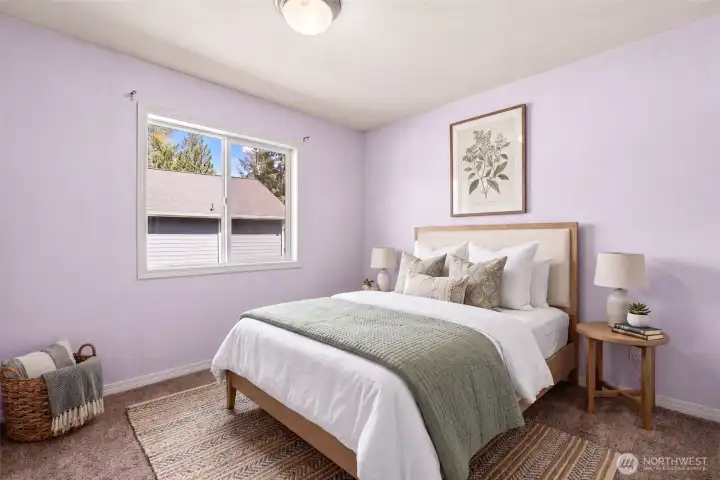 3rd bedroom-virutually staged