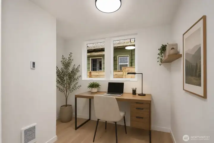 Virtually staged photo