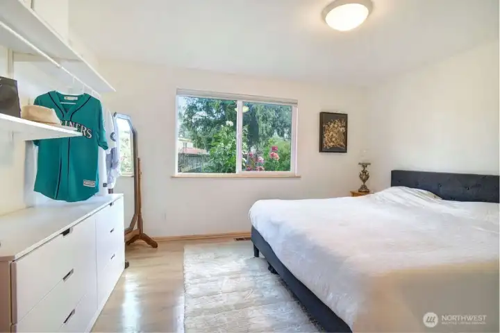 S. bedroom being used as the primary bedroom