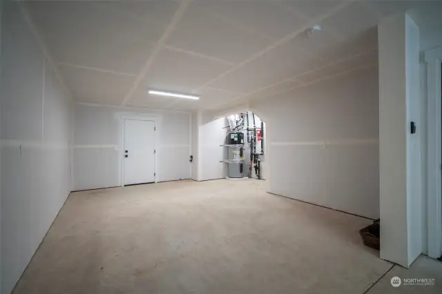 Huge 2 car garage with shop space