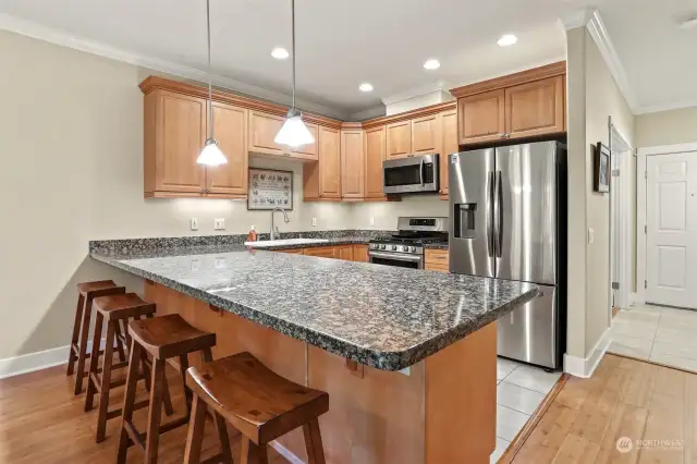 Eating area in kitchen