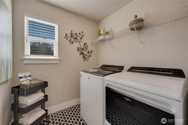 WASHER, DRYER, FRIDGE are optional items and are not included.