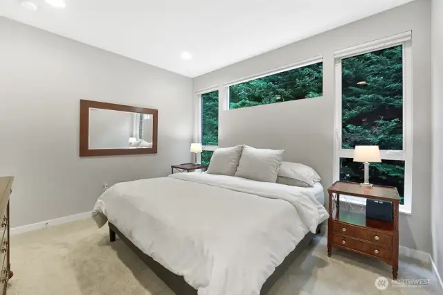 Primary Bedroom with Picture Windows