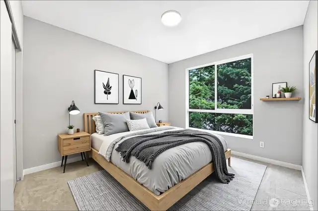 Bedroom 2 - Virtually Staged