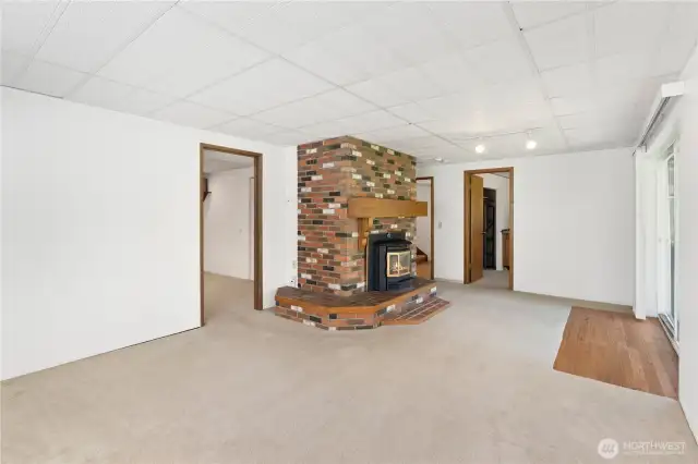 lower level family room