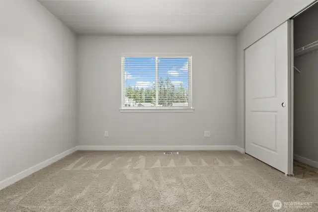 A third upper level bedroom.