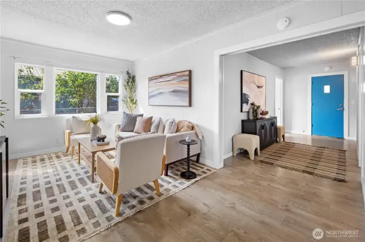 Spacious entry way