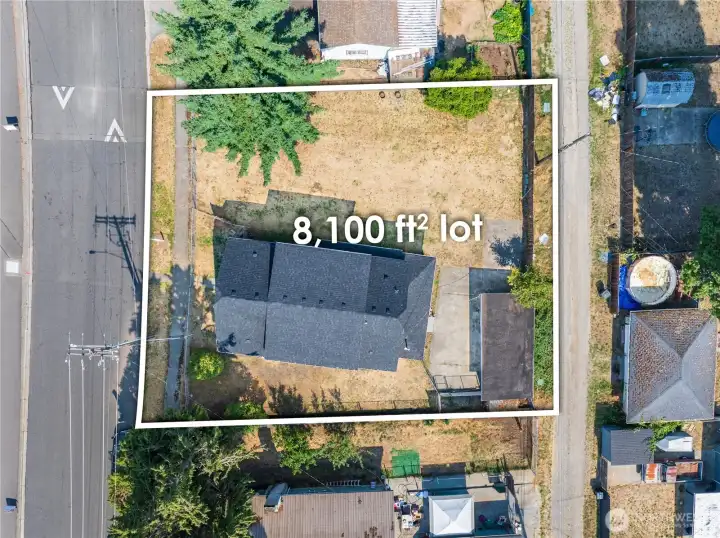 Large lot allows room for RV parking, potential ADU, or more