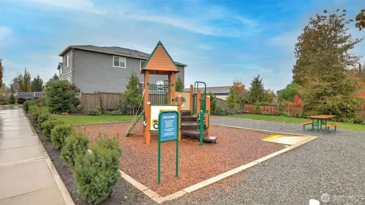 Thoughtfully maintained neighborhood park fostering connection and outdoor living.