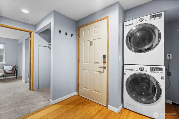 Washer & dryer recently upgraded and included for your convenience.