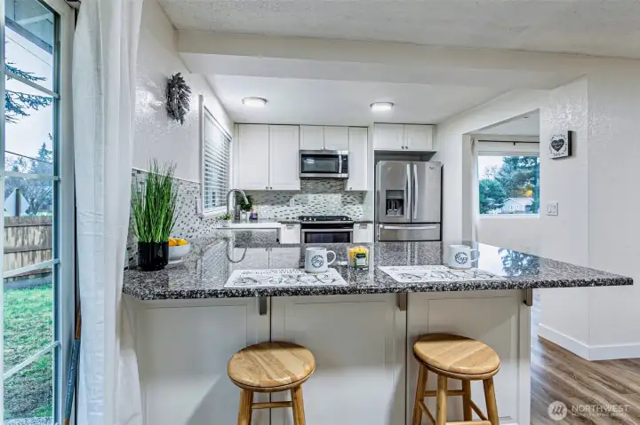 Lots of light throughout this home!