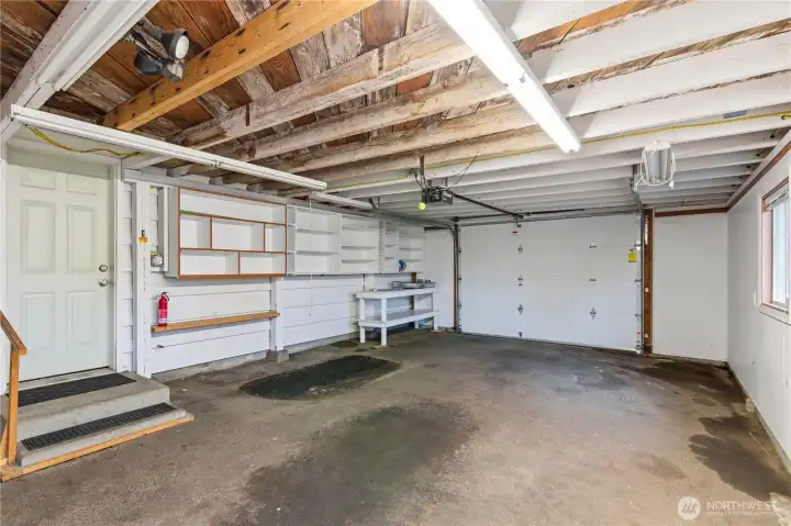 Shown here is the second attached garage, offering more storage, parking, and hobby space.