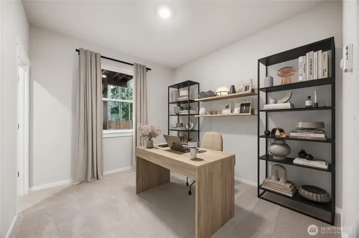 Basement bedroom or office or ?? Picture for representational purposes only, colors and features may vary.