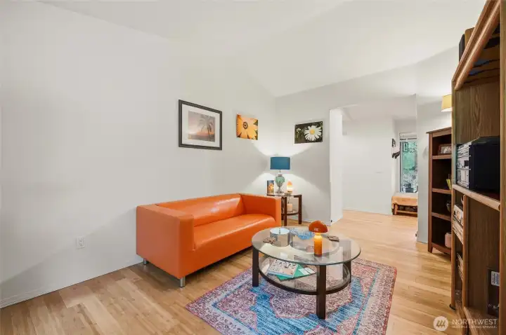 Freshly painted interior, offering a clean backdrop ready for your personal style.