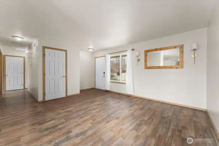 Updated flooring and paint