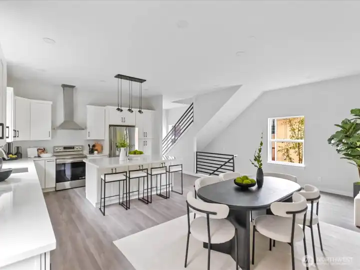 Amother view of Dining and kitchen